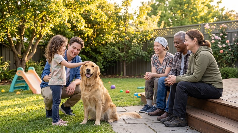 Golden Retrievers Good Family Dogs