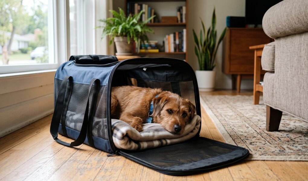 Prepare a Dog for Its First Flight
