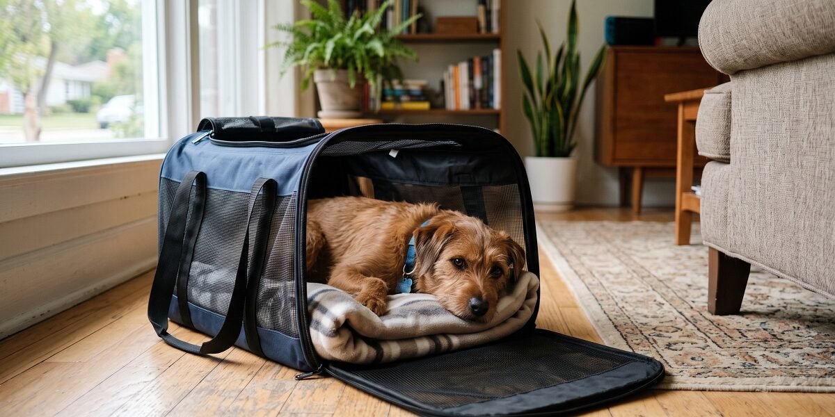 Prepare a Dog for Its First Flight