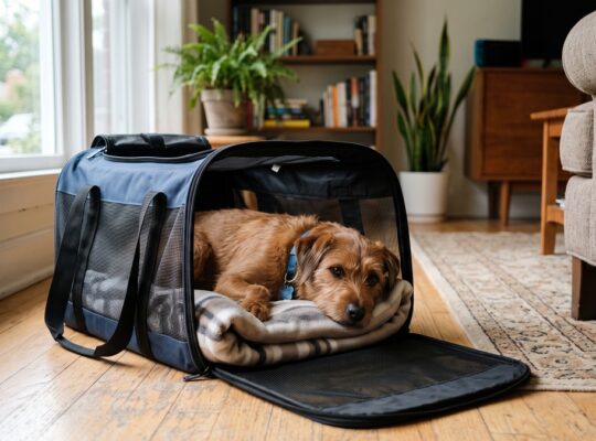 Prepare a Dog for Its First Flight