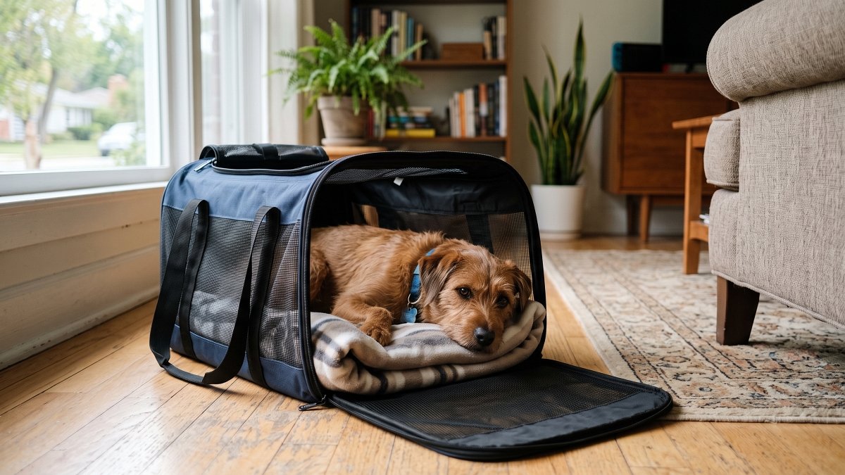 Prepare a Dog for Its First Flight