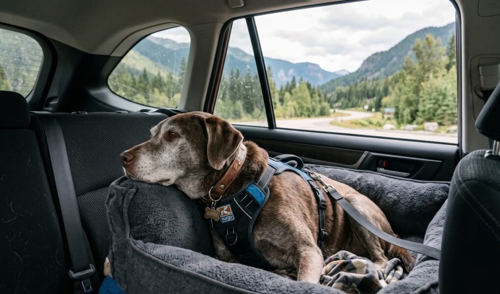 Travel With a Senior Dog Safely