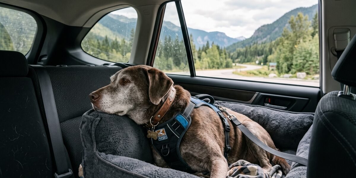 Travel With a Senior Dog Safely