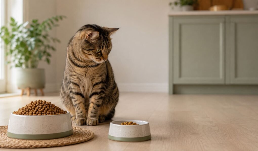 free feeding vs scheduled meals for cats